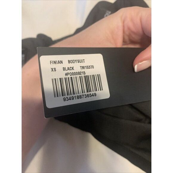 Tiger Mist New Solid Black Finian Strapless Bodysuit Xs - Picture 13 of 13